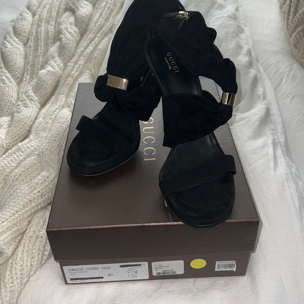 Gucci kid scamosciato heels. Beyond gorgeous!
